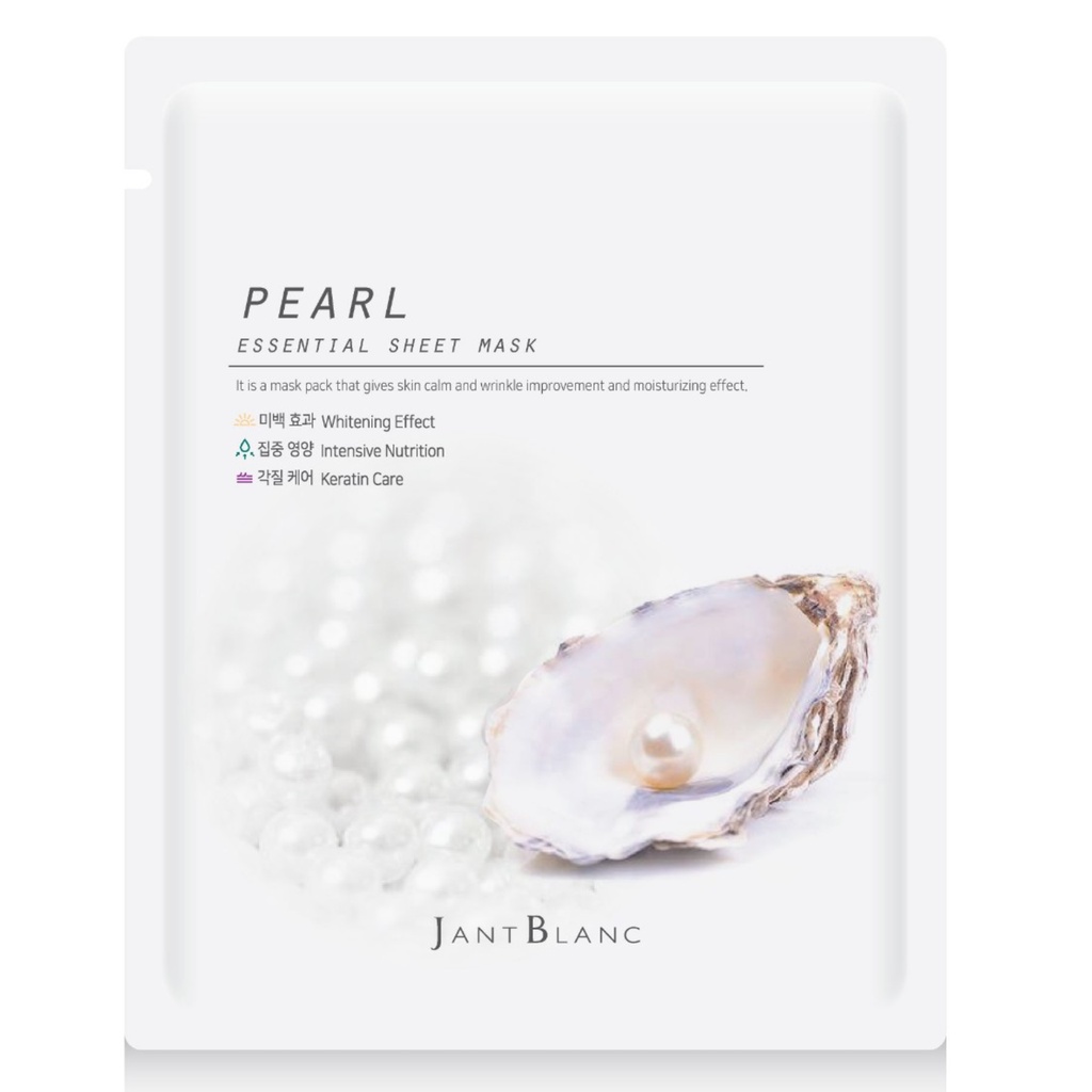 Mặt nạ Jant Blanc Hàn Quốc (nha đam, mật ong, chanh, rau má, dưa leo, sâm, ngọc trai)