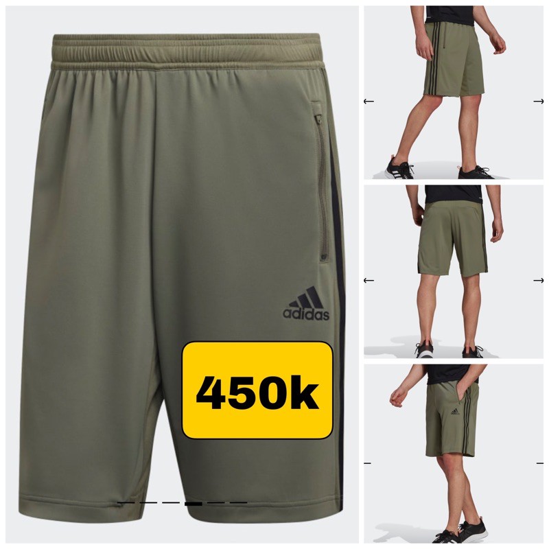 Quần short Adidas chính hãng - chất Climate thấm hút co giãn