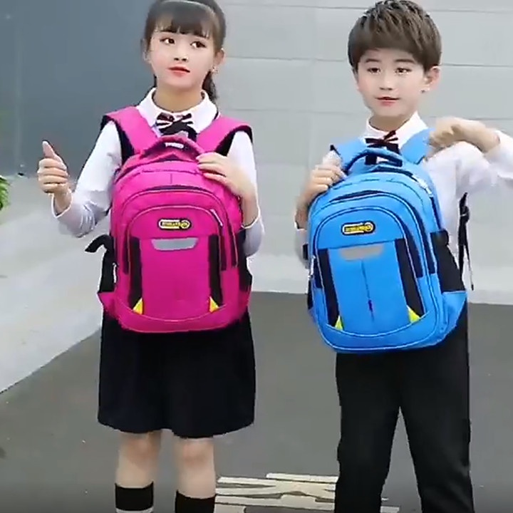 Balo học sinh siêu nhẹ  chống thấm nước dành cho bé lớp 1, lớp 2 - BALO-34