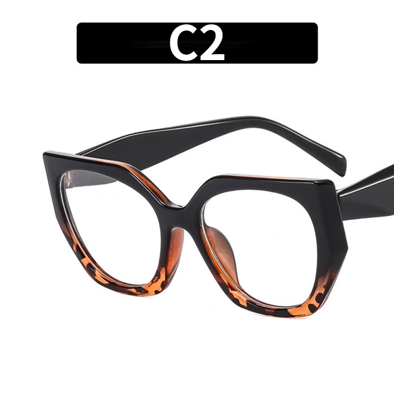 (JIUERBA) Kính Mát Mắt Mèo Chống Ánh Sáng Xanh Thiết Kế Thời Trang Phương Tây Cao Cấp