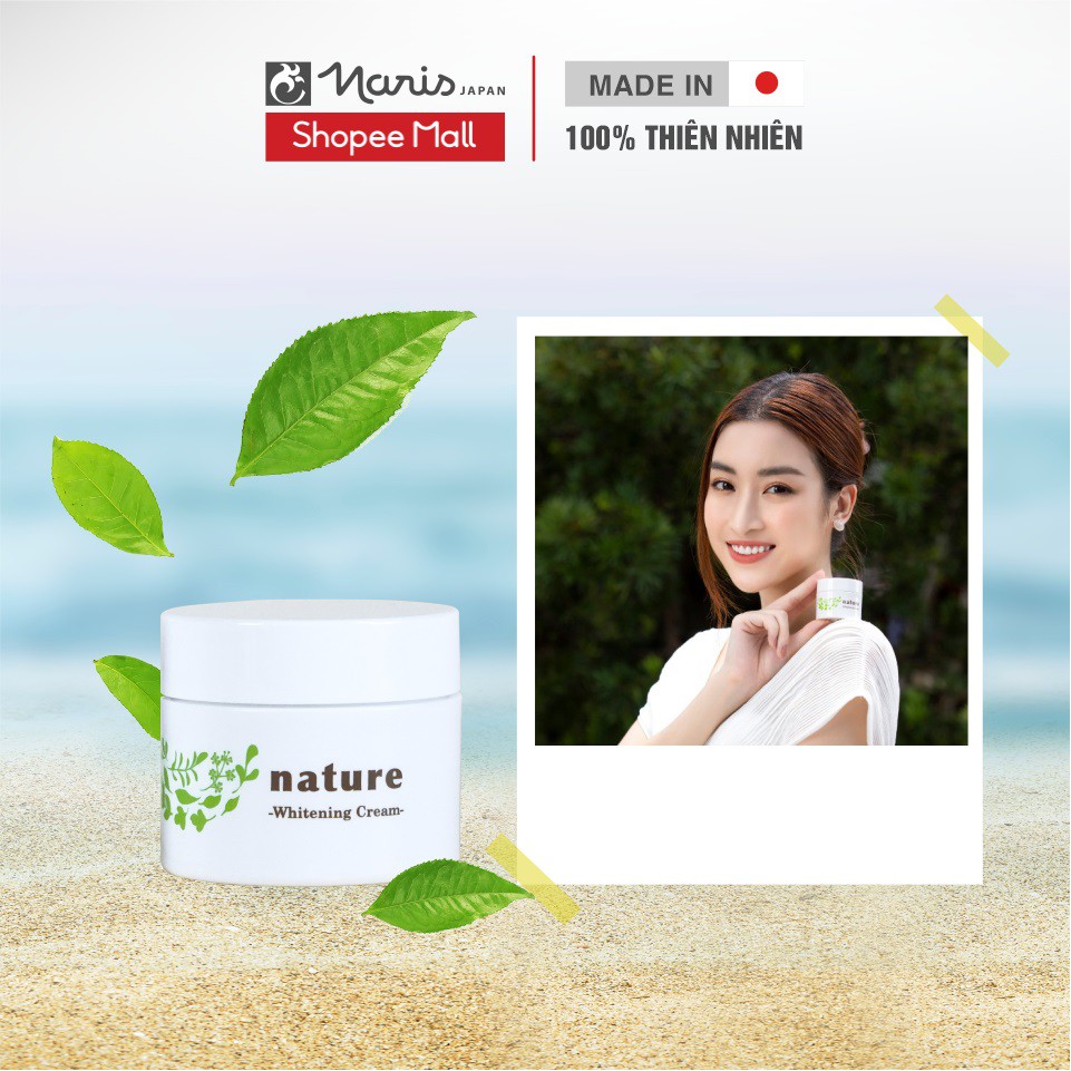 Kem dưỡng và làm trắng da ban đêm Nhật Bản Naris Nature Whitening Cream (50g)