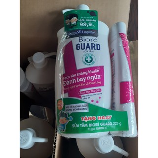 SỮA TẮM KHÁNG KHUẨN BODY GUARD 800G BIORE SẠCH MỊN THƯ GIÃN