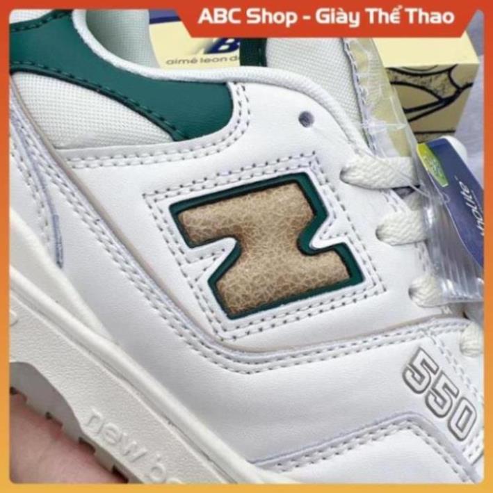 Giày New Balance 550 Green Yellow, Giày New NB crt300 574 trắng kem vàng full box ✂ !