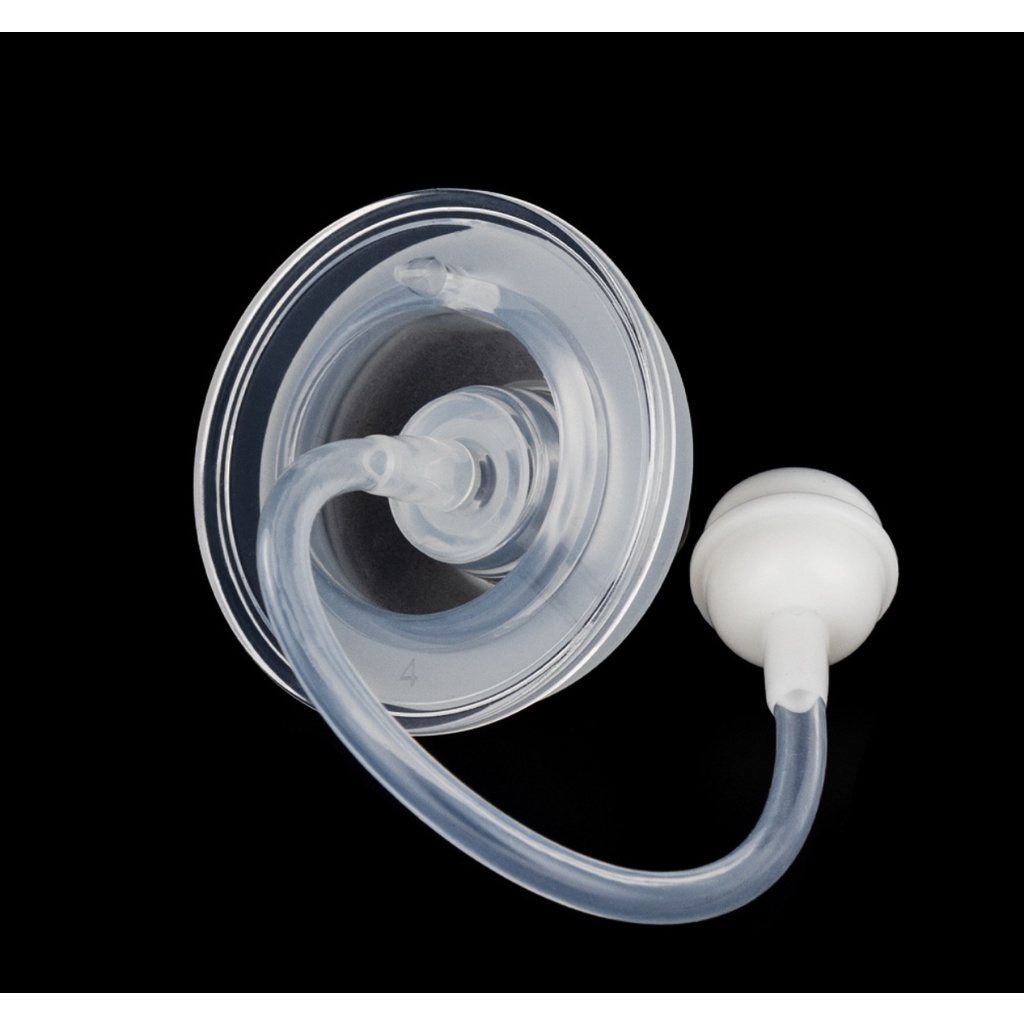 ￼Núm ti kèm van chống sặc thay thế cho bình sữa cổ rộng bú mọi tư thế cho bé như Pigeon, Toom, Lansioh, Gb