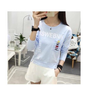Thời trang mẹ và bé áo thun tay dài hiswebnh năng động