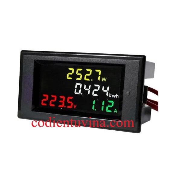 Đồng Hồ Đo Điện AC D69-2049 Hiển thị LCD Đa Năng 100A