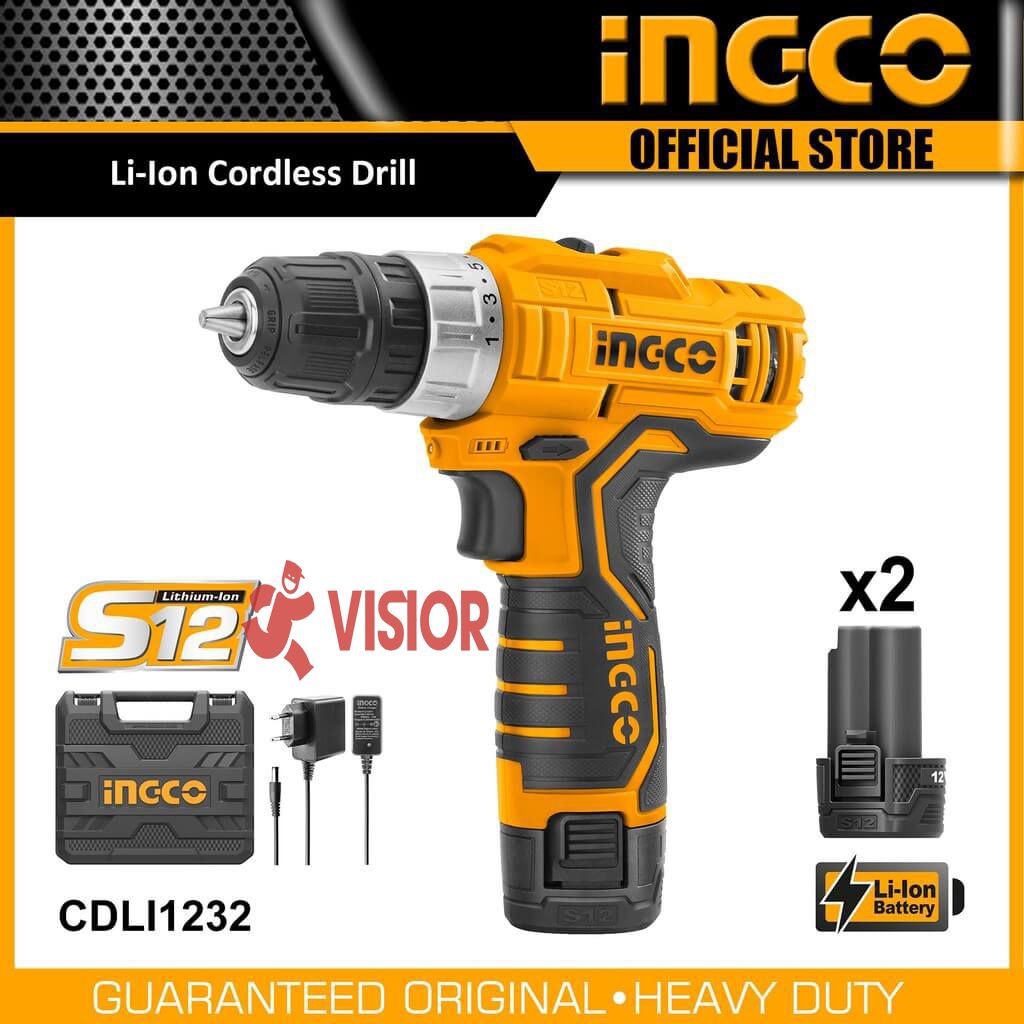 MÁY KHOAN DÙNG PIN 12V-10MM INGCO CDLI1232