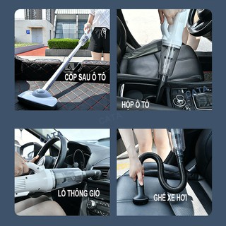 Máy hút bụi không dây cầm tay LT-106EG, máy hút bụi đa năng lực hút 12000Pa