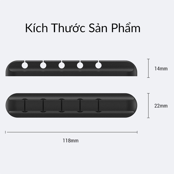 Phụ kiện giữ dây cáp sạc giá silicon cho các thiết bị điển tử PKCB | WebRaoVat - webraovat.net.vn