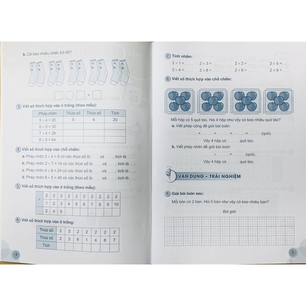 Sách - Bài tập cuối tuần Toán lớp 2 tập 2