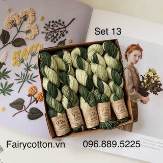 Chỉ thêu cottton cuôn 50m