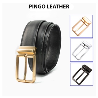 Thắt lưng nam da bò thật khóa kim , Dây lưng nam da thật bền đẹp lịch lãm bảo hành 12 tháng