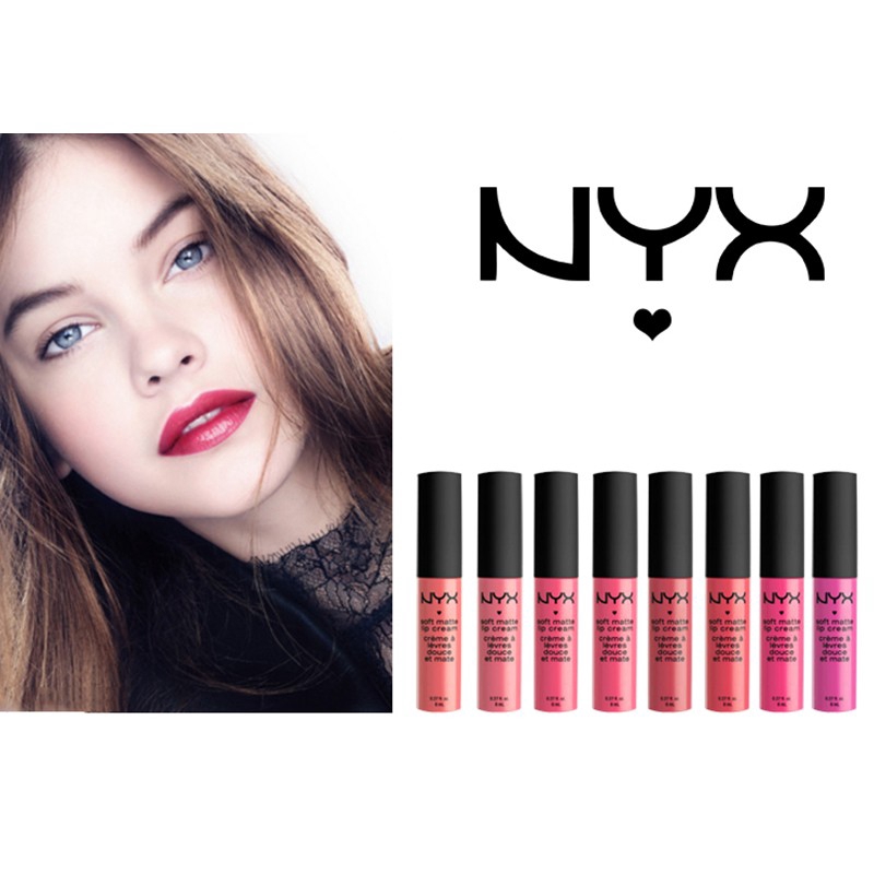 Son NYX dạng kem lì 12 màu thời thượng tùy chọn | BigBuy360 - bigbuy360.vn
