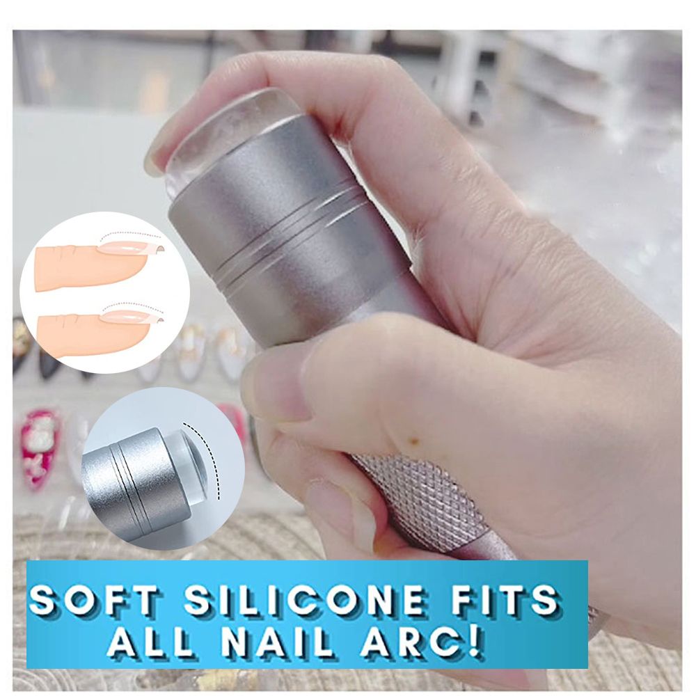 [Hàng mới về] Đèn LED sấy khô sơn móng tay đầu Silicon mềm kích thước nhỏ gọn tiện lợi
