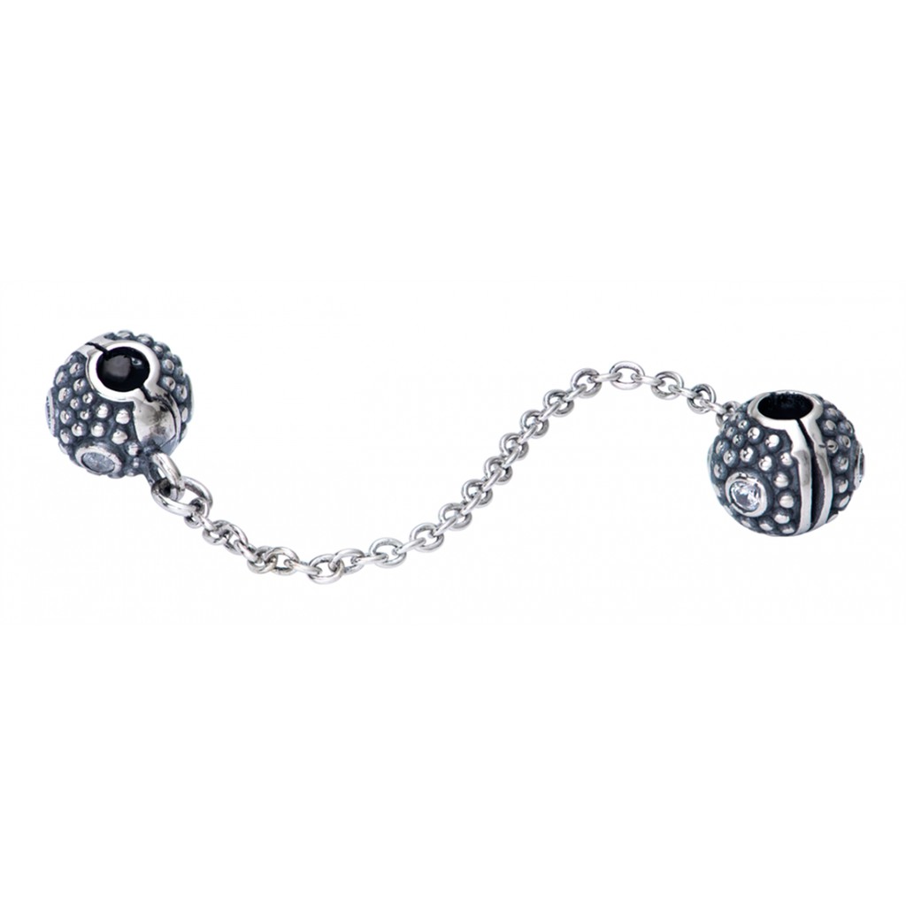 Hạt charm chặn DIY PNJSilver hình sợi dây xích giả cổ XMXMK060014