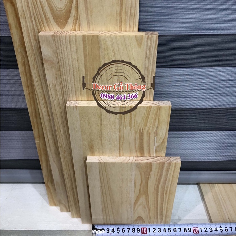 Thanh gỗ thông 15x30cm bào mịn sáng đều