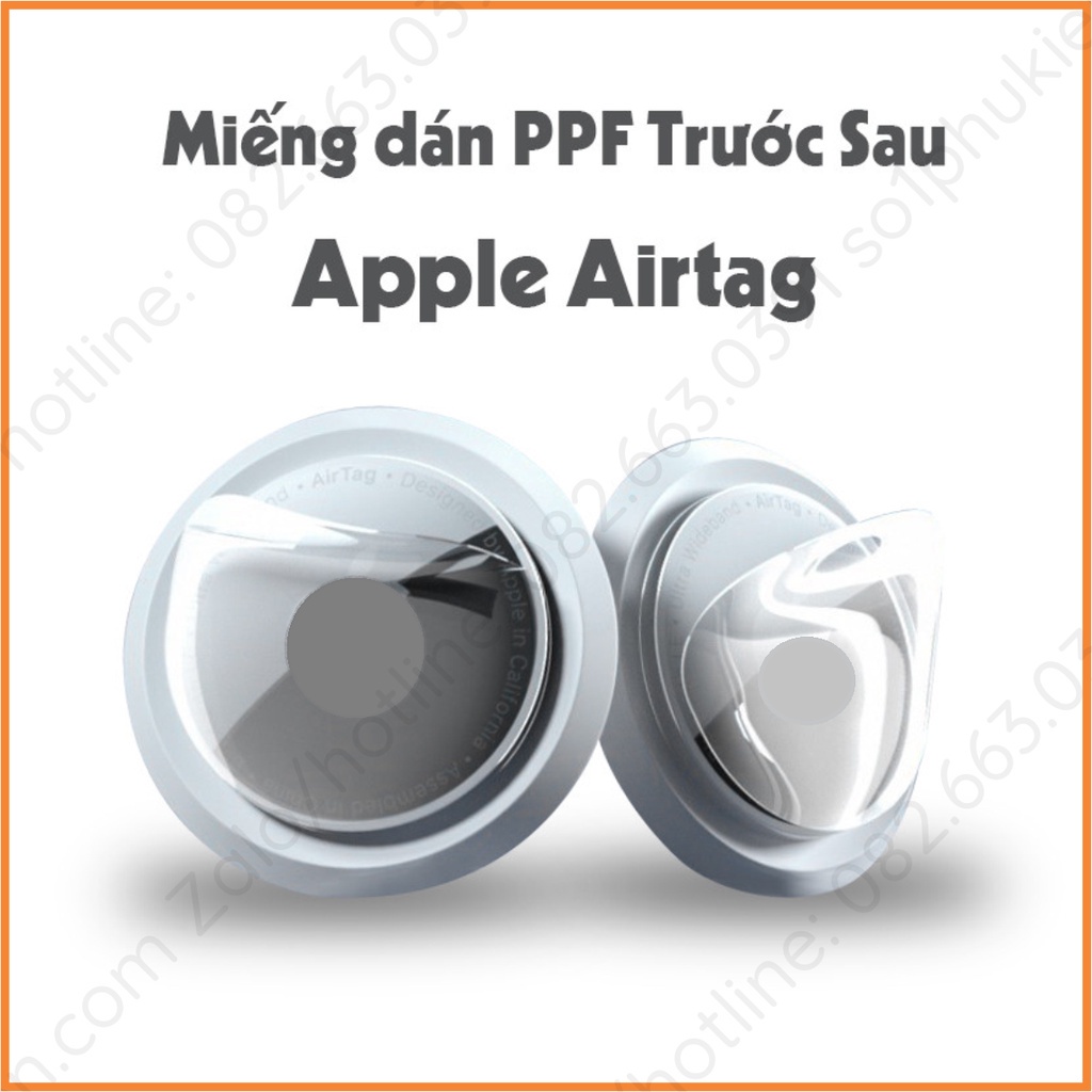 Miếng dán Airtag (air tag, thiết bị định vị apple) loại cao cấp chống trầy xước, bảo vệ toàn diện, tự phục hồi vết xước