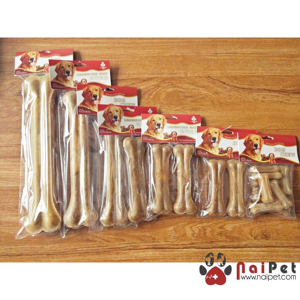 Đồ Ăn Vặt Xương Canxi Da Bò Cho Chó Gặm Làm Sạch Răng Giúp Răng Chắc Khỏe Dog Chews