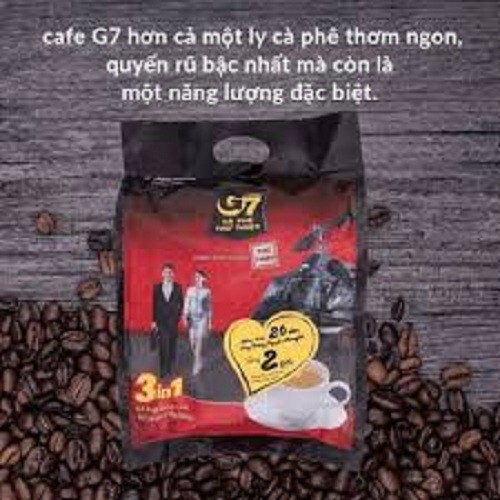 [ hàng có sẵn tại shop ] COMBO 2 BỊCH Cà Phê G7 Trung Nguyên 3 in 1 16 gam x 50 gói