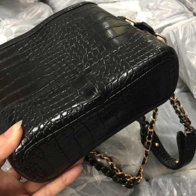 Túi Đeo Chéo Hobo Vân Rắn, Túi Xách Nữ Thời Trang