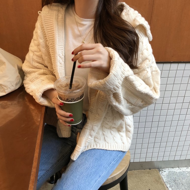 Áo khoác len cardigan kiểu hàn quốc | BigBuy360 - bigbuy360.vn