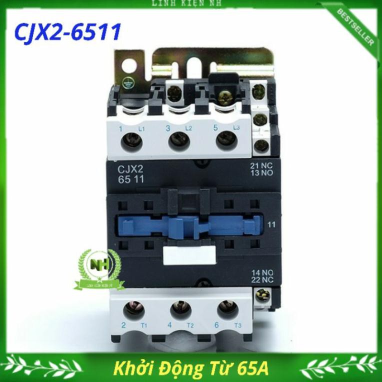 Khởi động từ AC contactor CJX2 6511 220V/380V-65A
