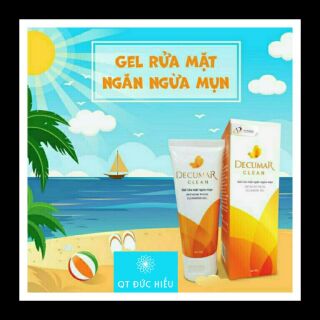 [ CHÍNH HÃNG] GEL RỬA MẶT NGỪA MỤN DECUMAR