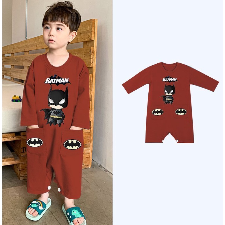 Bộ body ngủ dài tay form rộng cho bé trai 2 3 4 5 6 7 8 9 10 tuổi có size đại_quần áo trẻ em Bee kids