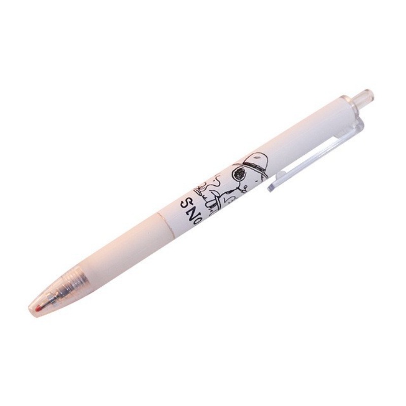 1 Bút Gel Dạng Nhấn Mau Khô Họa Tiết Chú Chó Hoạt Hình Dễ Thương 0.5mm