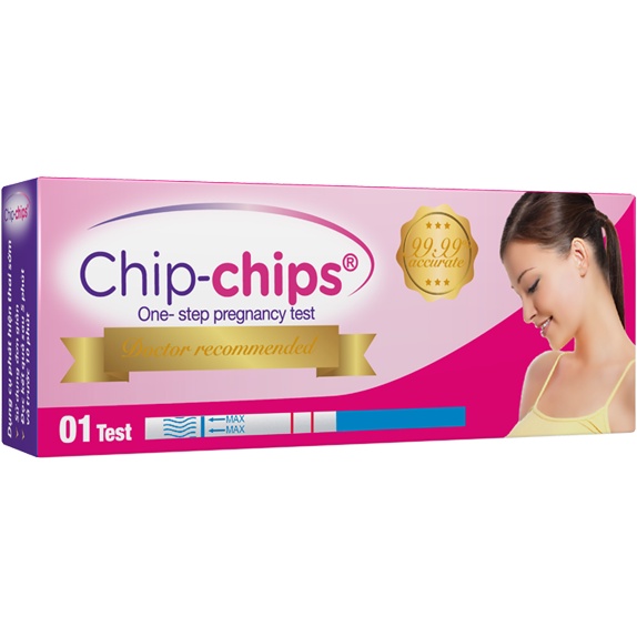 QUE THỬ THAI CHIP CHIPS - Nhanh Chóng Chính Xác 99% - Che Tên Sản Phẩm Khi Giao Hàng