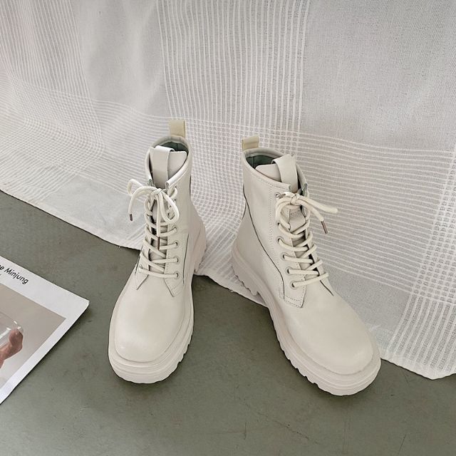 (sẵn đen 38) Boots ulzzang B29 đế cao 4.5cm | BigBuy360 - bigbuy360.vn