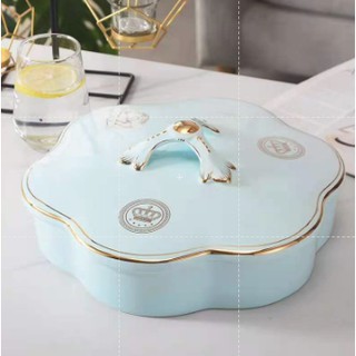 Khay mứt bằng sứ  sang trọng