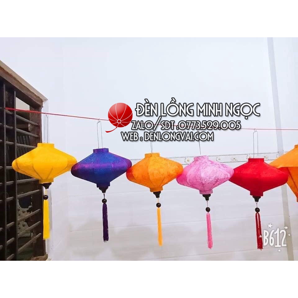 Đèn lồng Hội An kiểu đĩa bay 30cm