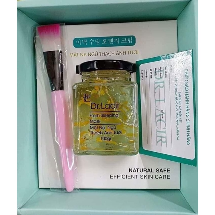 Mặt nạ anhthushop Mặt nạ ngủ thạch anh tươi Fresh Sleeping Mask Dr Lacir chính hãng 100ml