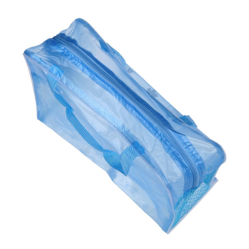 【COD】Túi đựng đồ trong suốt chống thấm nước in họa tiết hoa xinh xắn