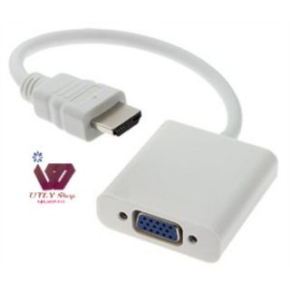Cáp chuyển HDMI sang VGA ( trắng)