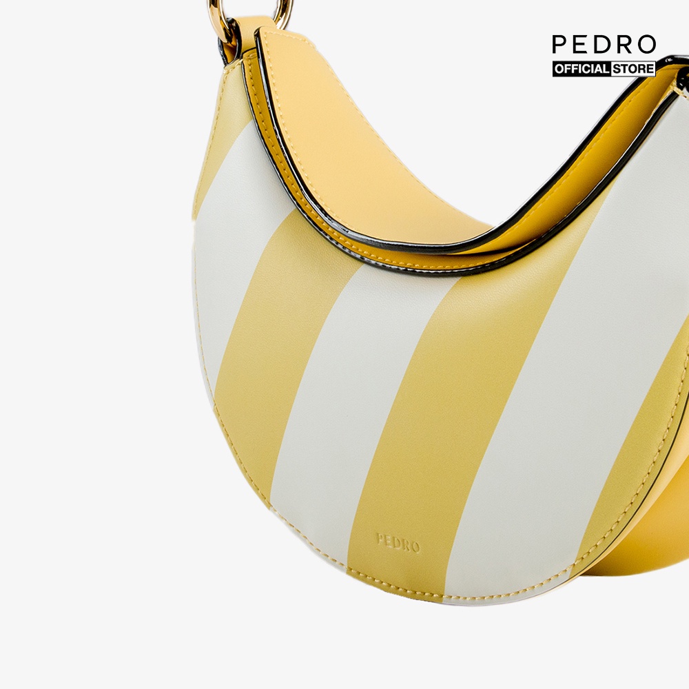 PEDRO Túi đeo chéo nữ bán nguyệt AnniversaryExclusiveStriped PW2-76390052-24