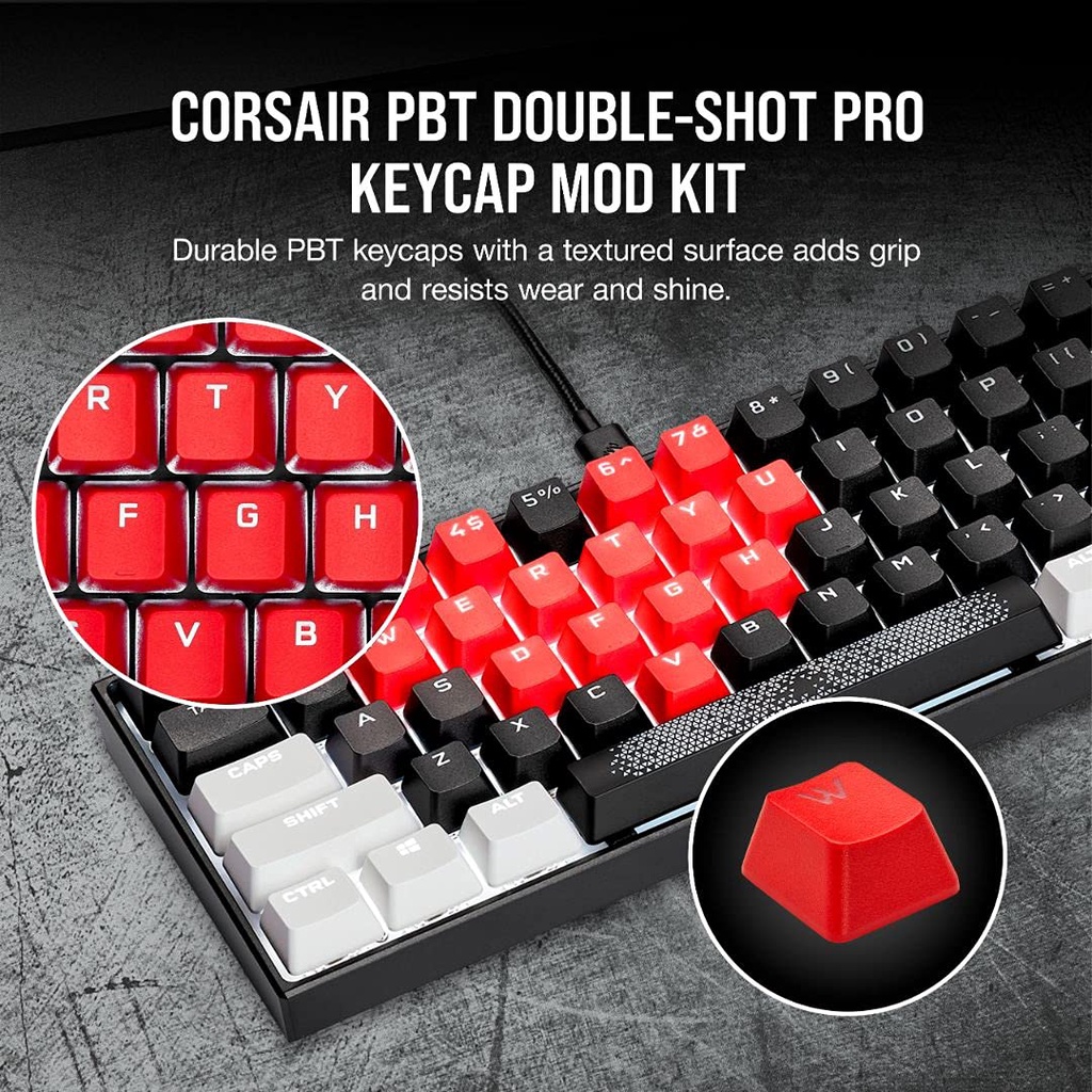 Bộ nút thay thế Corsair Keycap PBT Double-Shot PRO