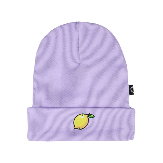 LEMON PURPLE BEANIE