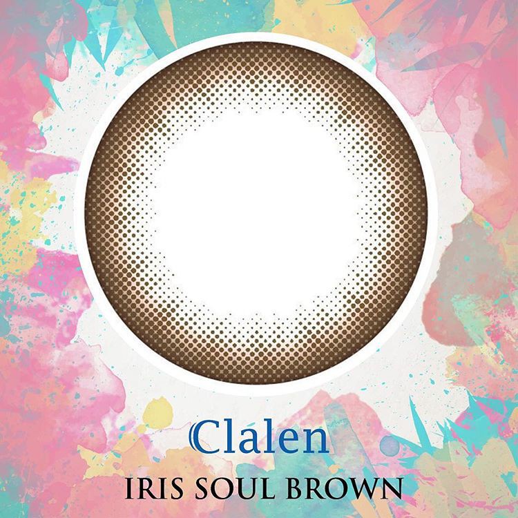 Kính áp tròng Hàn Quốc Clalen Iris 1 ngày màu Soul Brown [độ -0.00 đến -10.00]