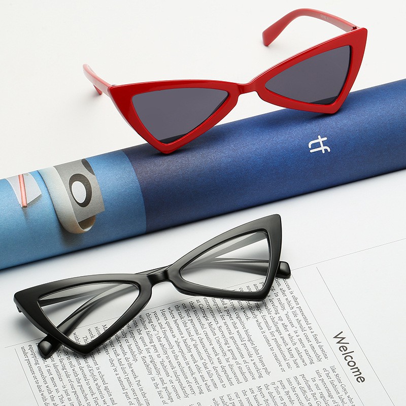 Kính mát gọng tam giác phong cách Hip Hop thời trang cho nam nữ