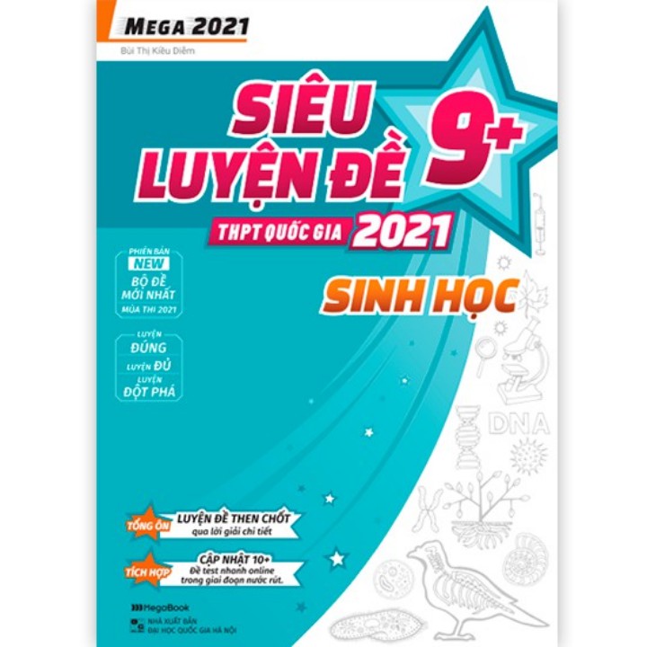 Sách - Mega 2021 - Siêu Luyện Đề 9+ Thpt Quốc Gia 2021 Sinh Học