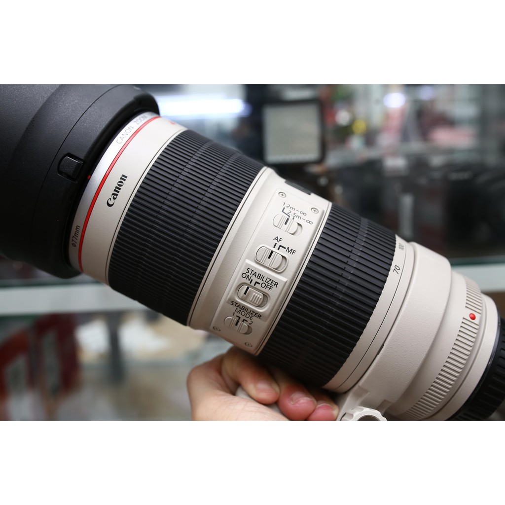 ỐNG KÍNH CANON EF 70-200mm F2.8 L IS II USM - LENS TELE ĐƯỢC YÊU THÍCH NHẤT CỦA CANON