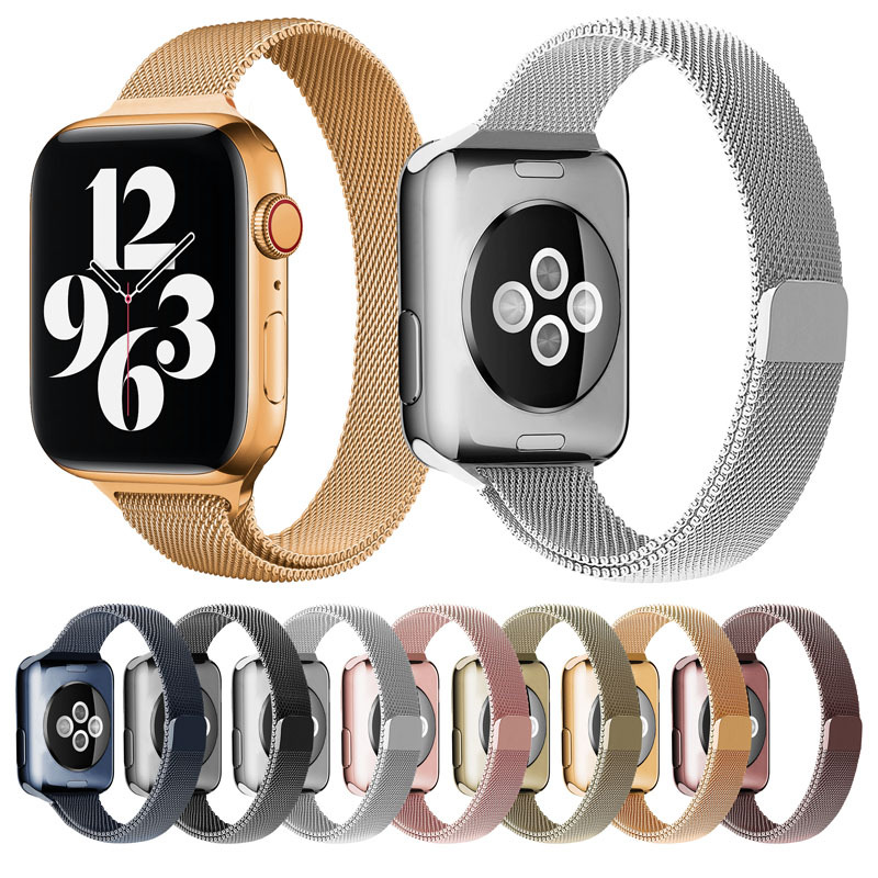 Dây Đeo Inox Milanese Cho Đồng Hồ Thông Minh Apple