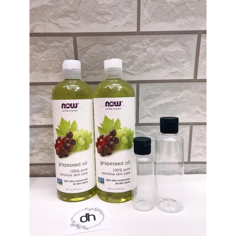Dầu Hạt Nho Now Grapeseed Oil Fullsize 118ml/473ml