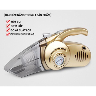 Máy hút bụi kiêm bơm lốp ô tô 4 in1 thế hệ mới - HaruShop168