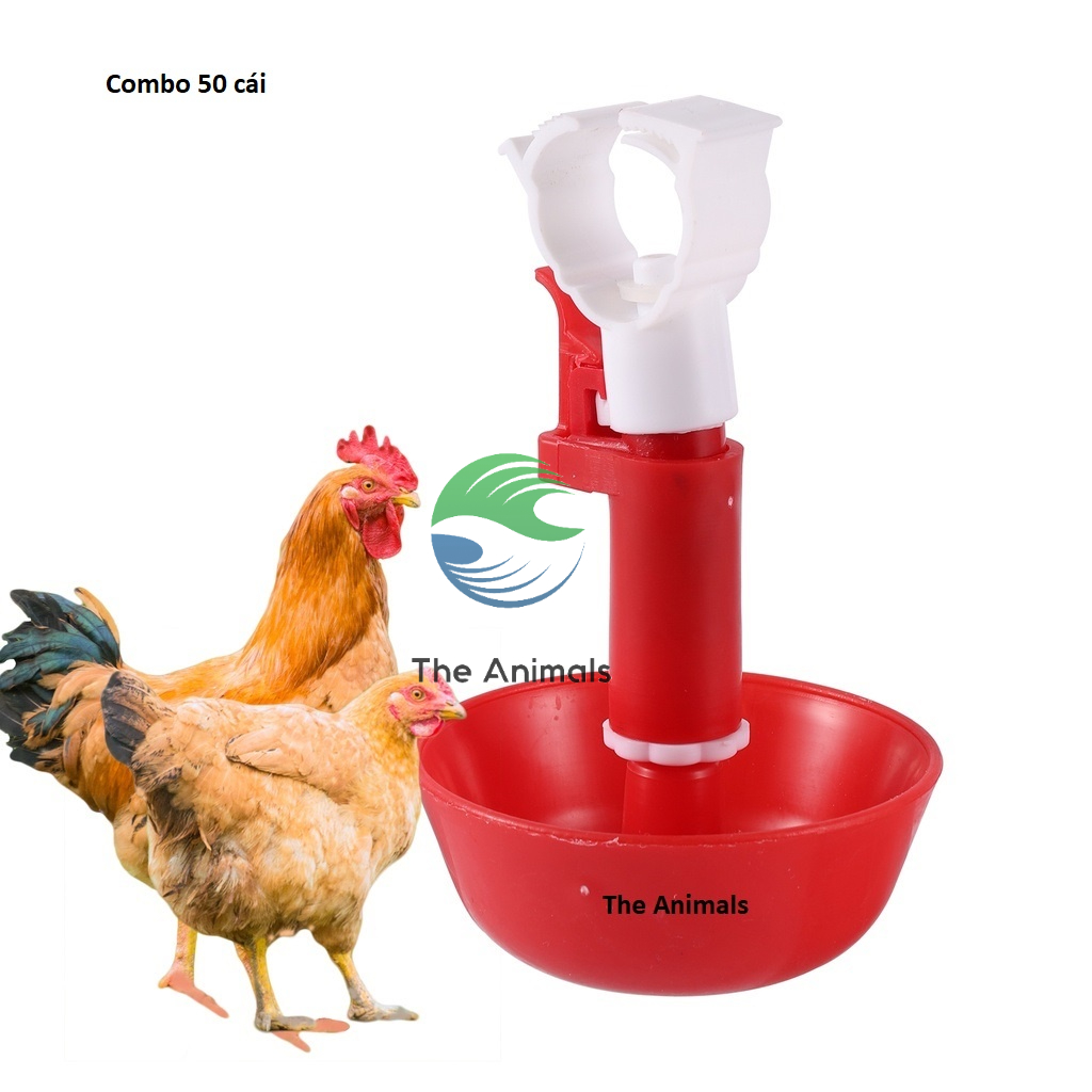 [50 Cái] Máng Cấp Nước Tự Đông Cho Gà Nuôi Công Nghiệp (Máng Phi 27)