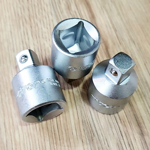 Đầu Chuyển Cho Đầu Khấu 3/4 Sang 1/2 Và Ngược Lại Dụng Cụ Vặn Đai Ốc Thép Nguyên Khối