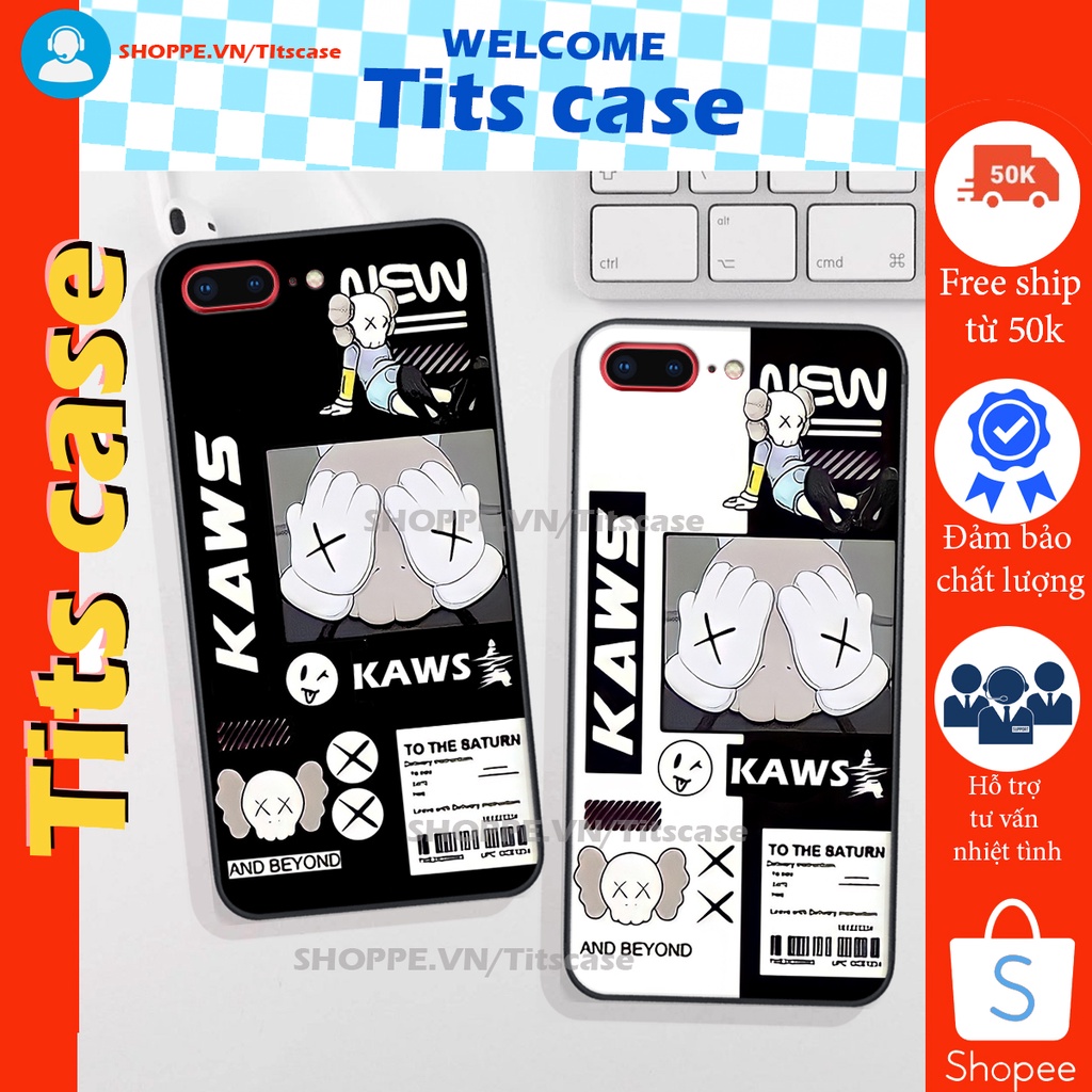 Ốp lưng ip 7 PLUS / 8 PLUS in hình GẤU K@WS- BE@R COOL-CỰC XINH-RẺ-BỂN -ĐẸP