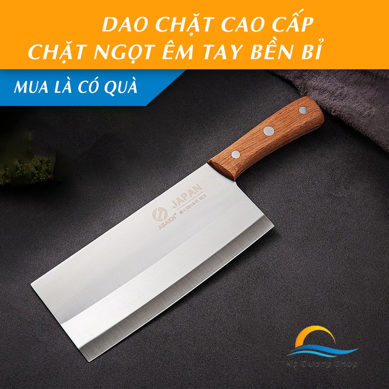 [FLASH SALE 3 NGÀY] Dao chặt HADU Nhật Bản cao cấp chặt ngọt nặng tay bền bỉ - Hạ Dương Shop